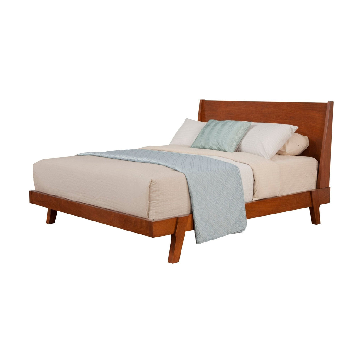 Dakota Standard King Platform Bed, Chestnut