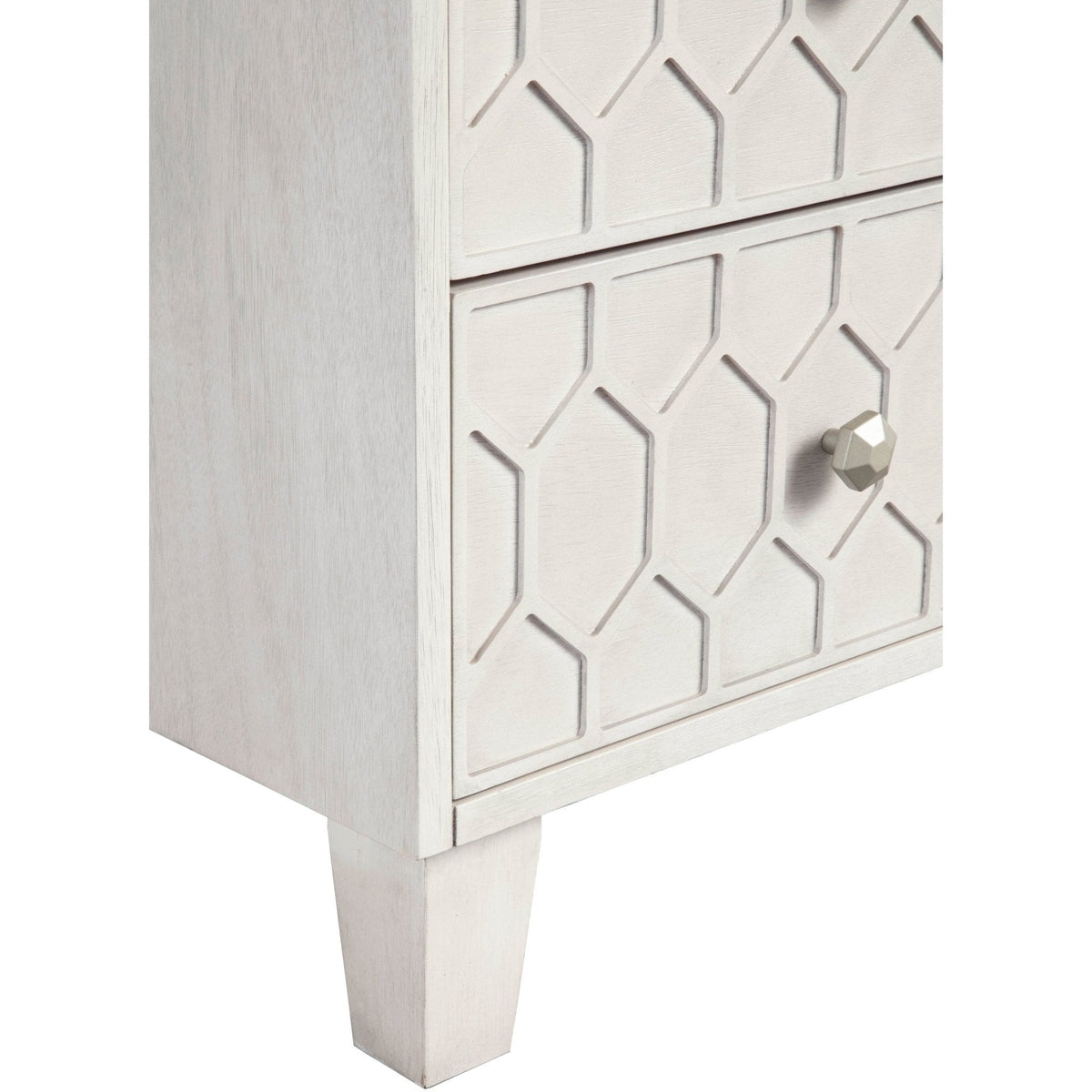 Denver Three Drawer Small Chest, Gray