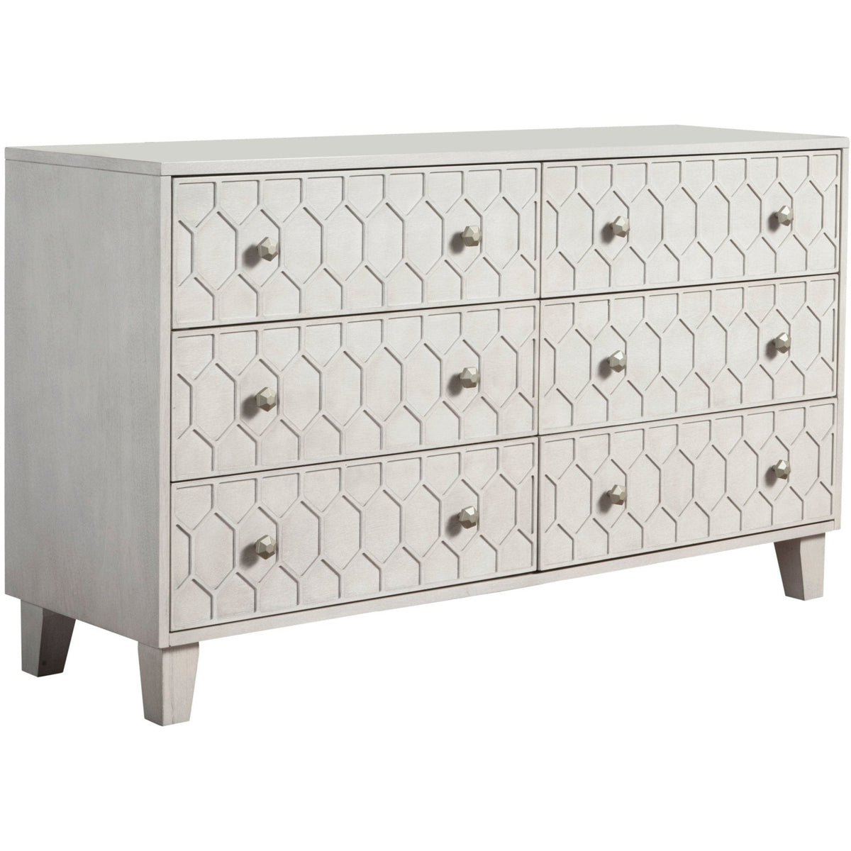 Denver Six Drawer Dresser, Gray