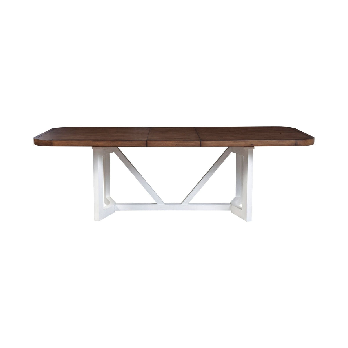 Donham Two Tone Dining Table, Mystic Brown & White