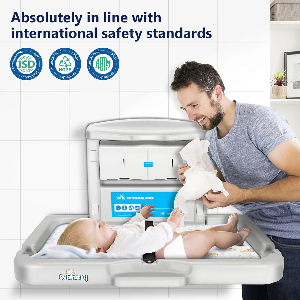 Commercial Baby Changing Station Wall Mounted