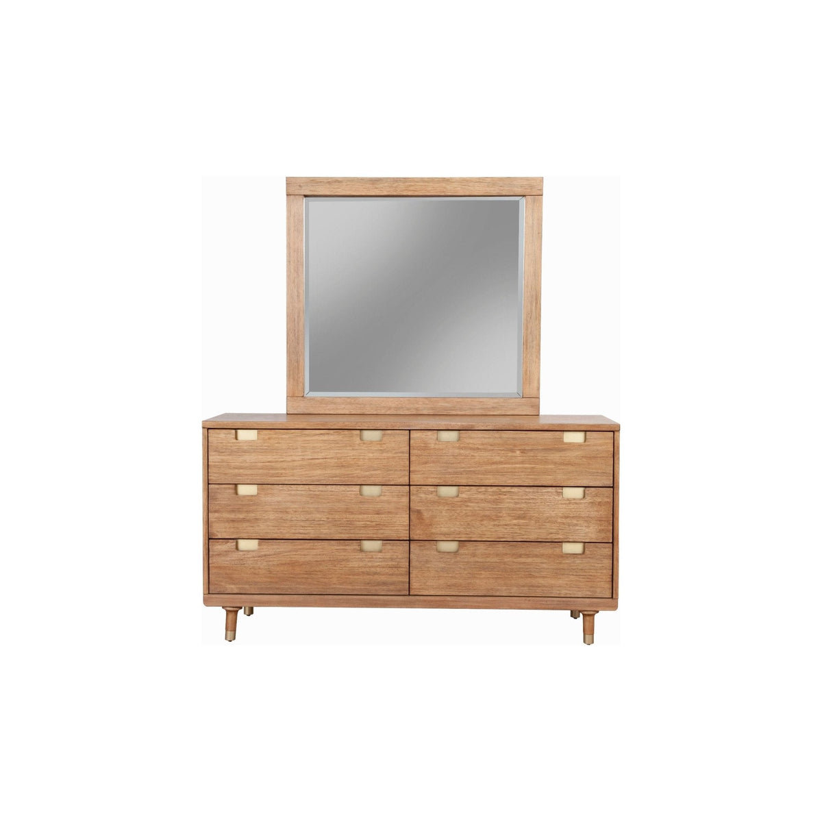 Easton Six Drawer Dresser, Sand