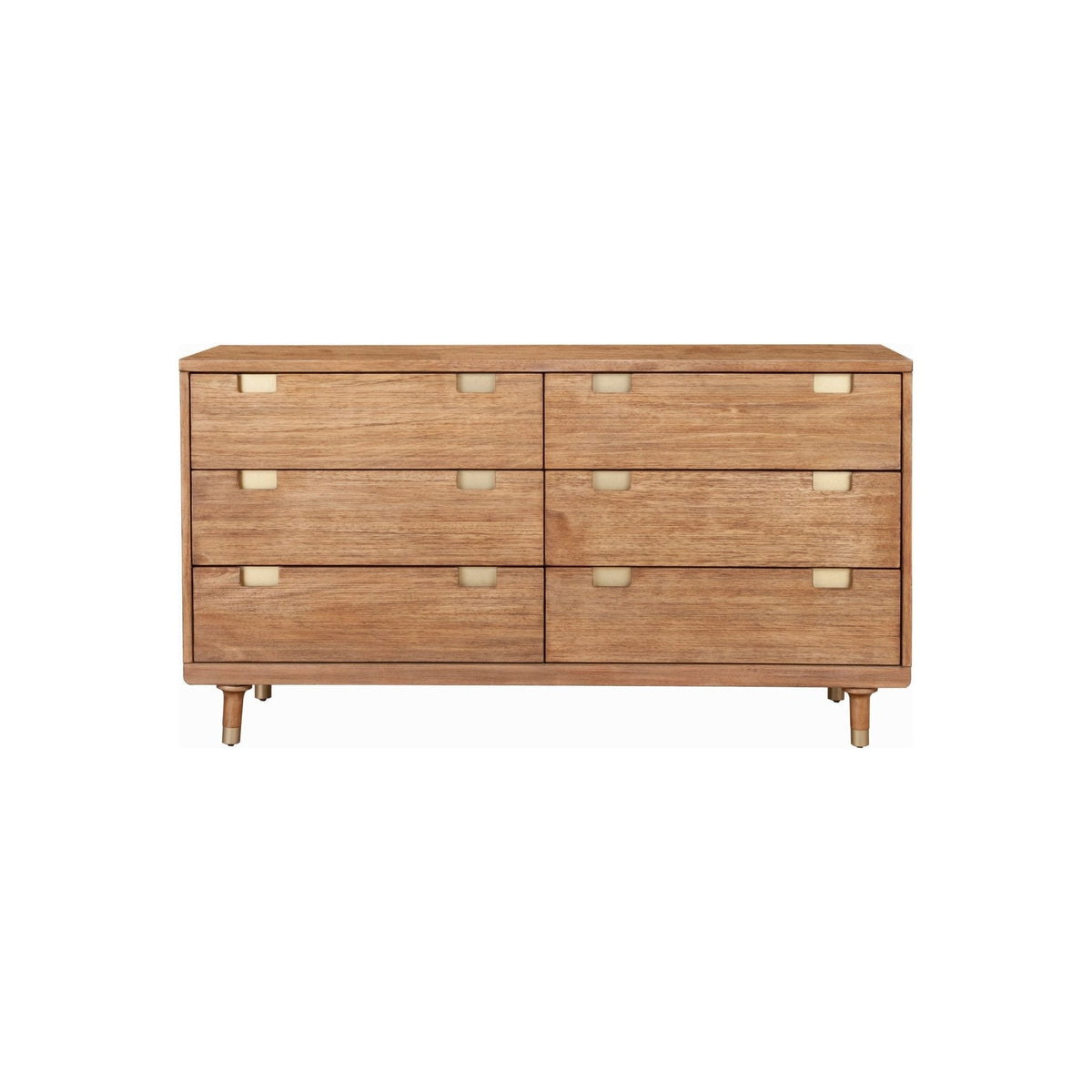 Easton Six Drawer Dresser, Sand