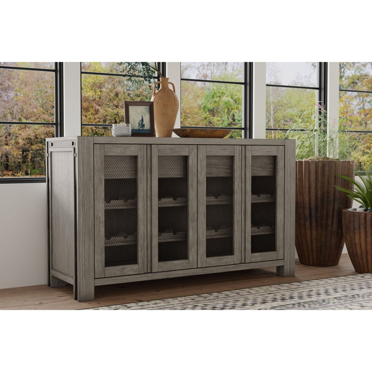 Fallon Sideboard, Grey & Black