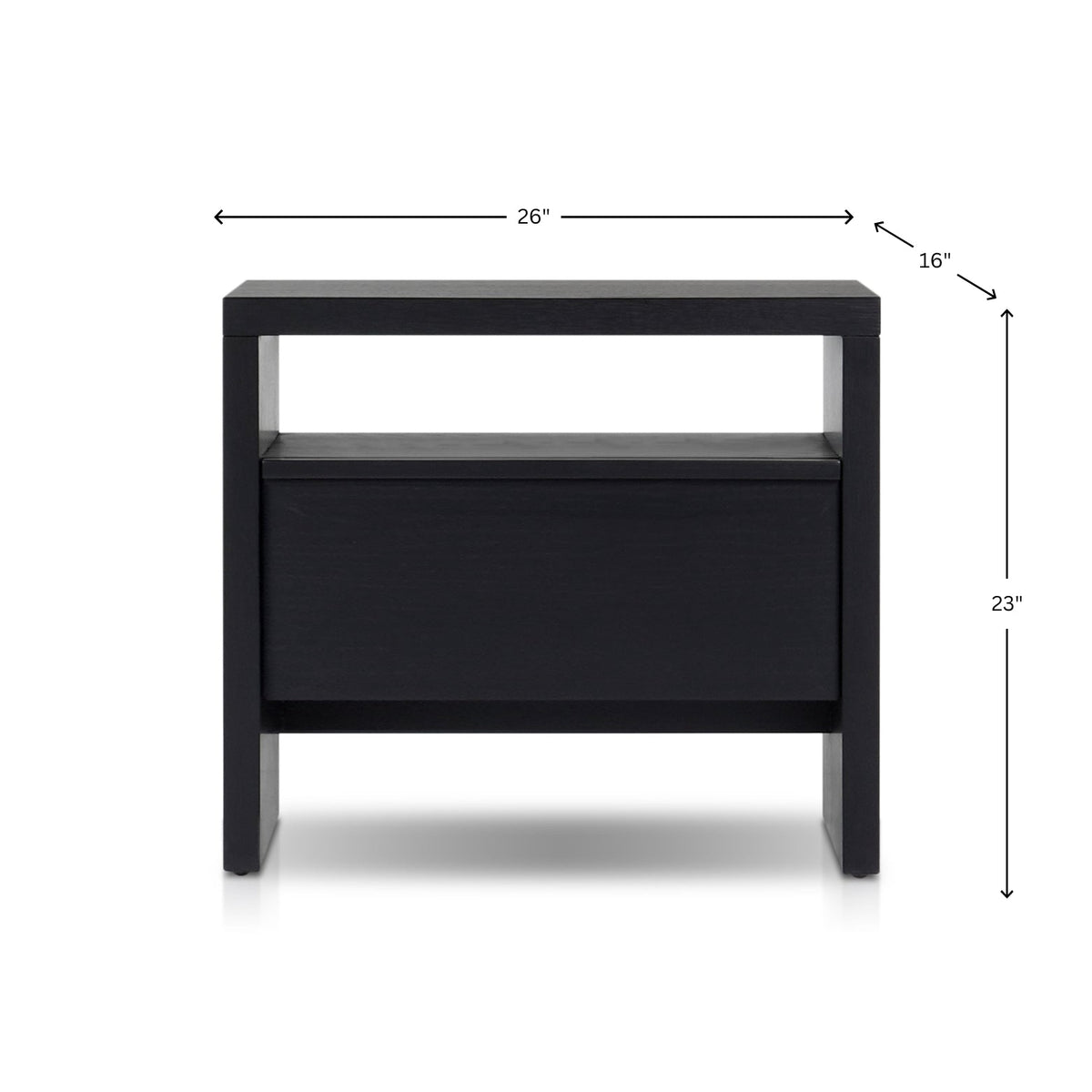 Flo Nightstand - Black