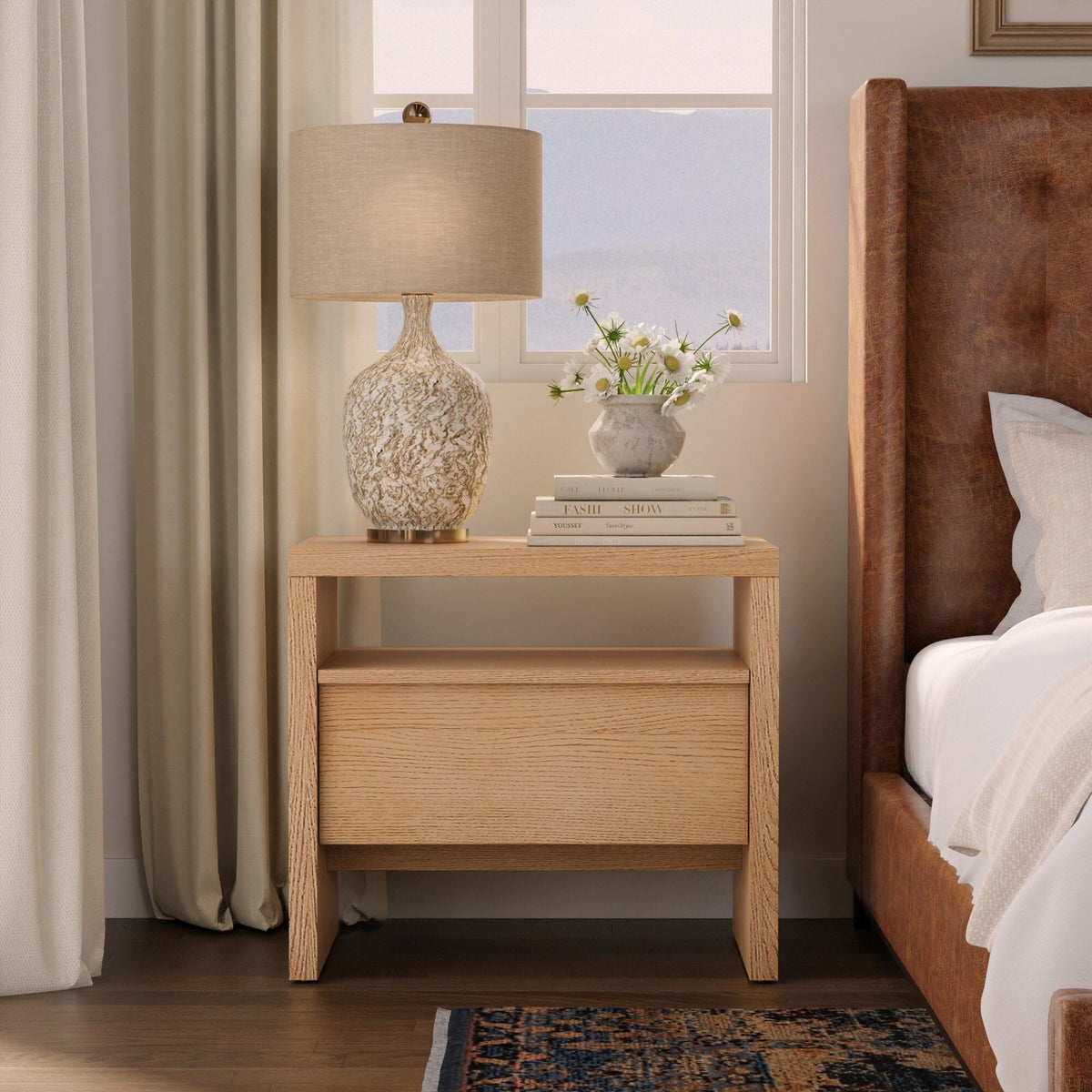 Flo Nightstand - Natural