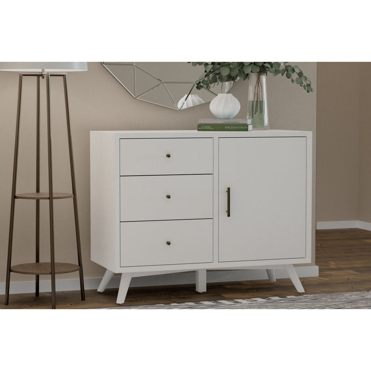 Flynn Accent Cabinet - White