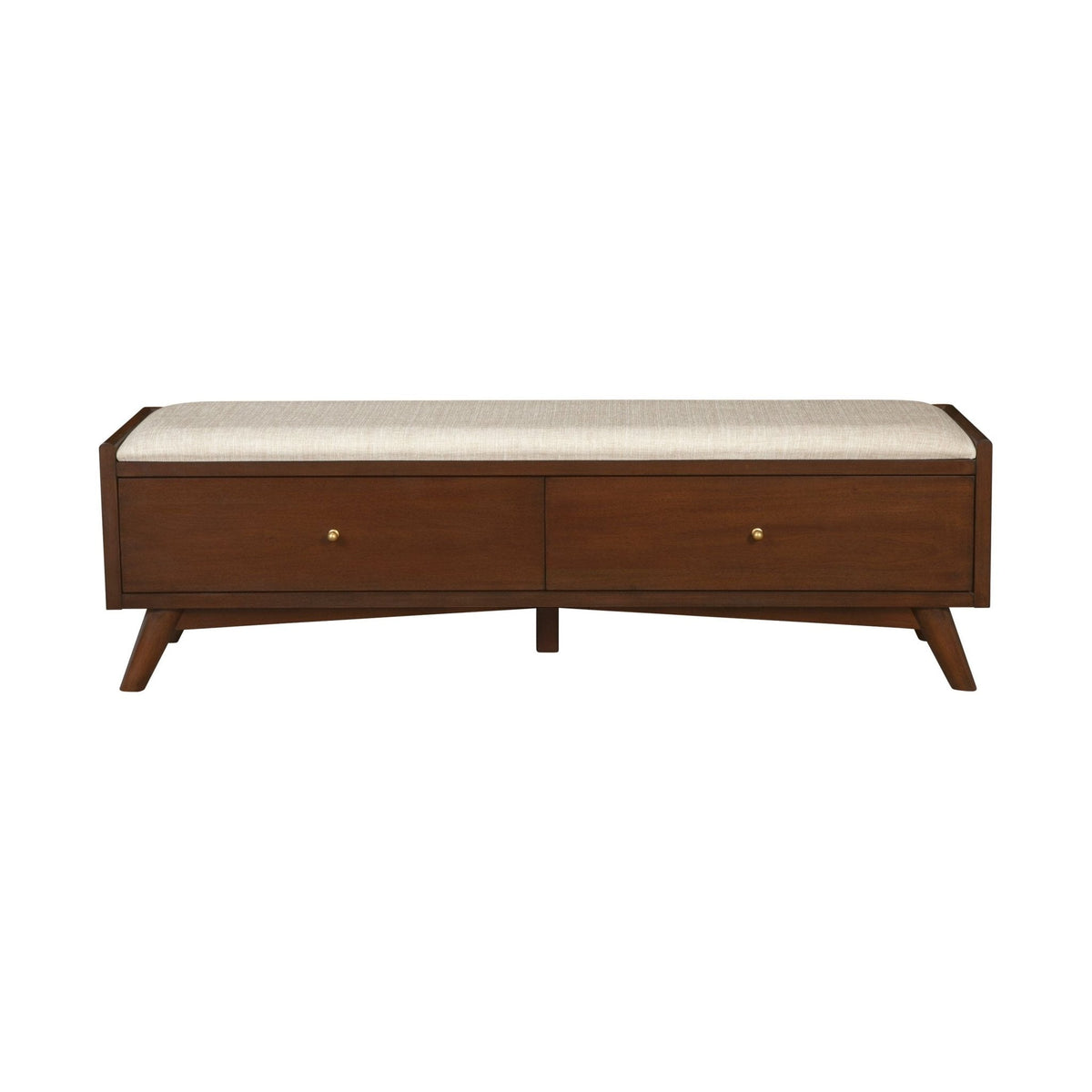 Flynn Bedroom Bench - Walnut