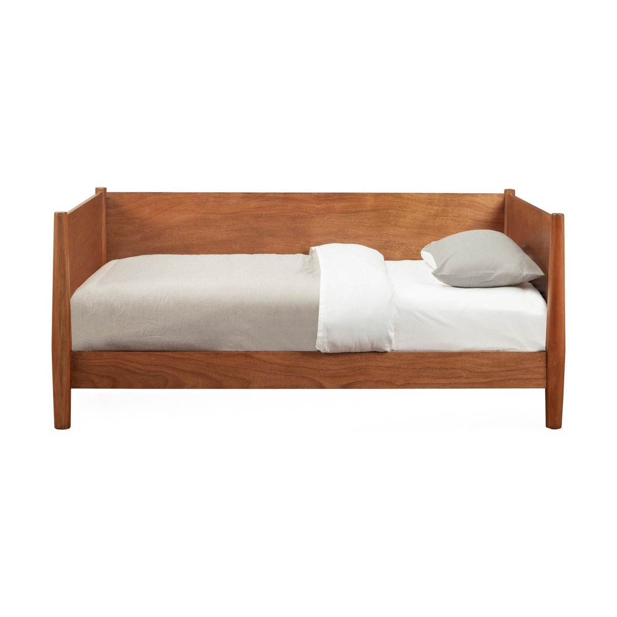 Flynn Mid Century Modern Twin Size Day Bed - Chestnut