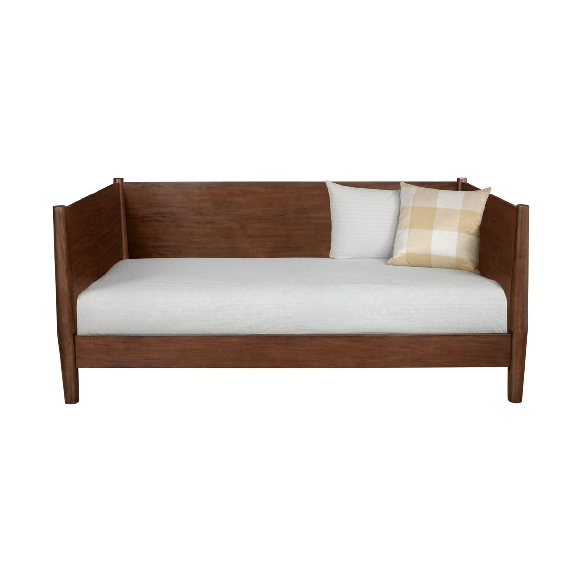 Flynn Mid Century Modern Twin Size Day Bed - Walnut