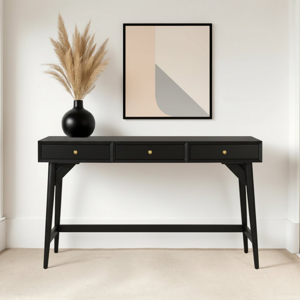 Flynn Large Desk - Black
