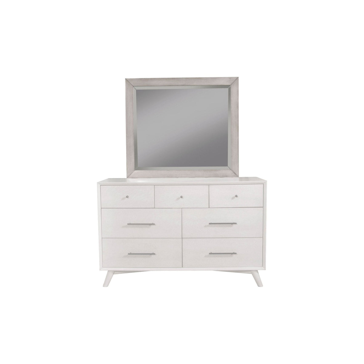 Flynn Mid Century Modern Dresser Mirror - Gray