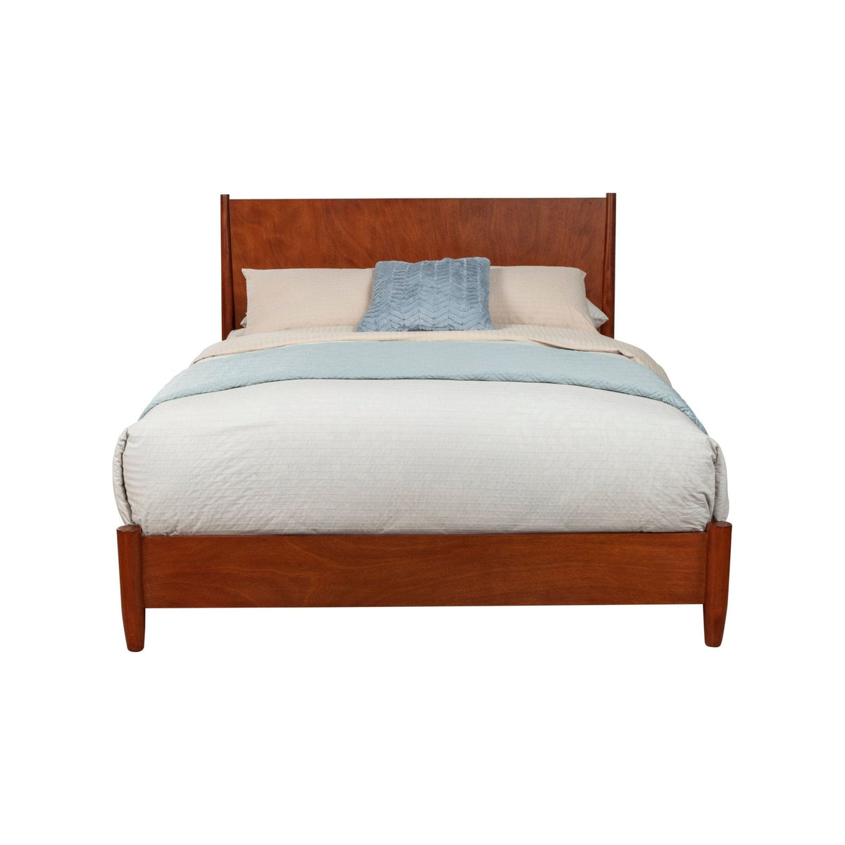 Flynn Standard King Platform Bed - Chestnut