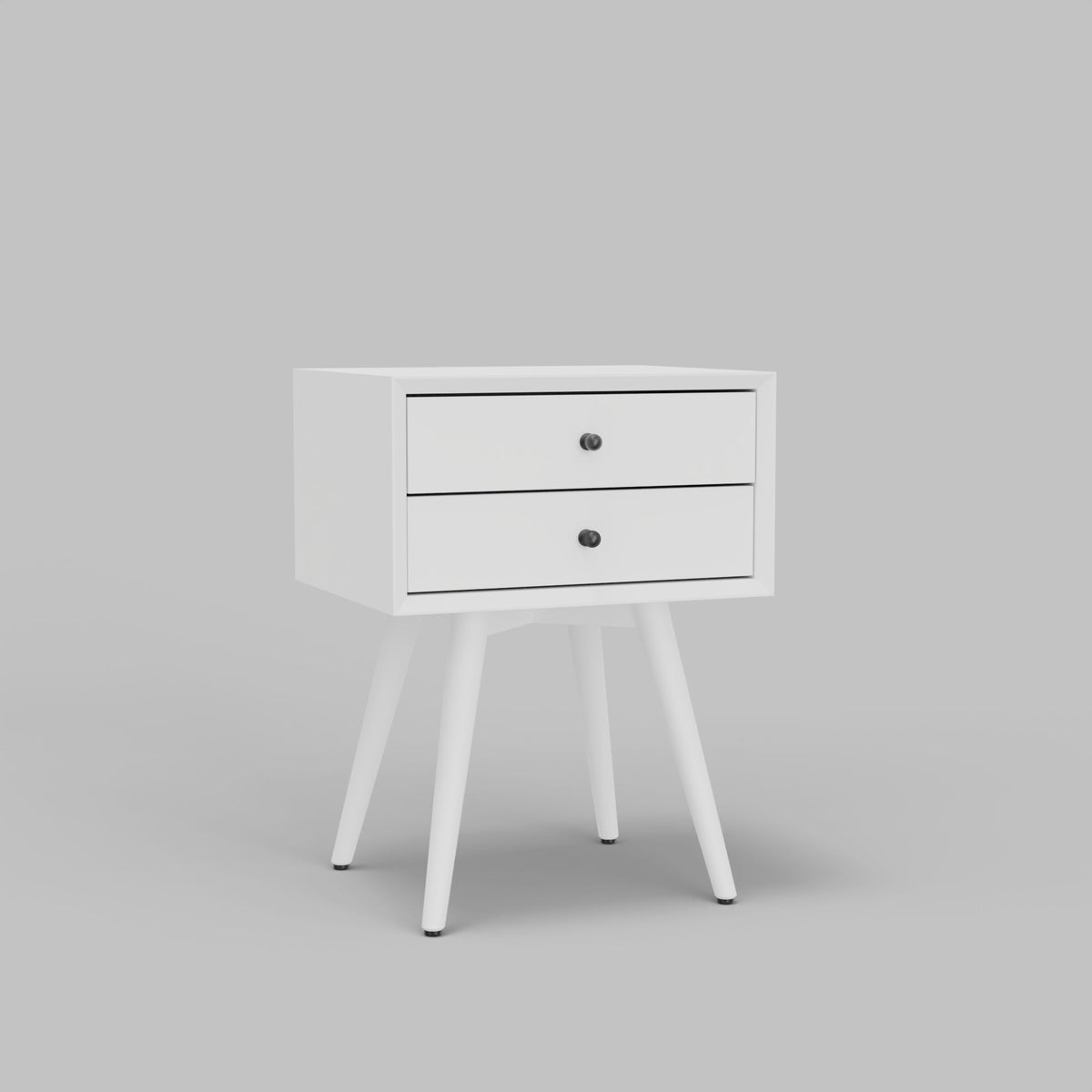 Flynn Small Nightstand - White