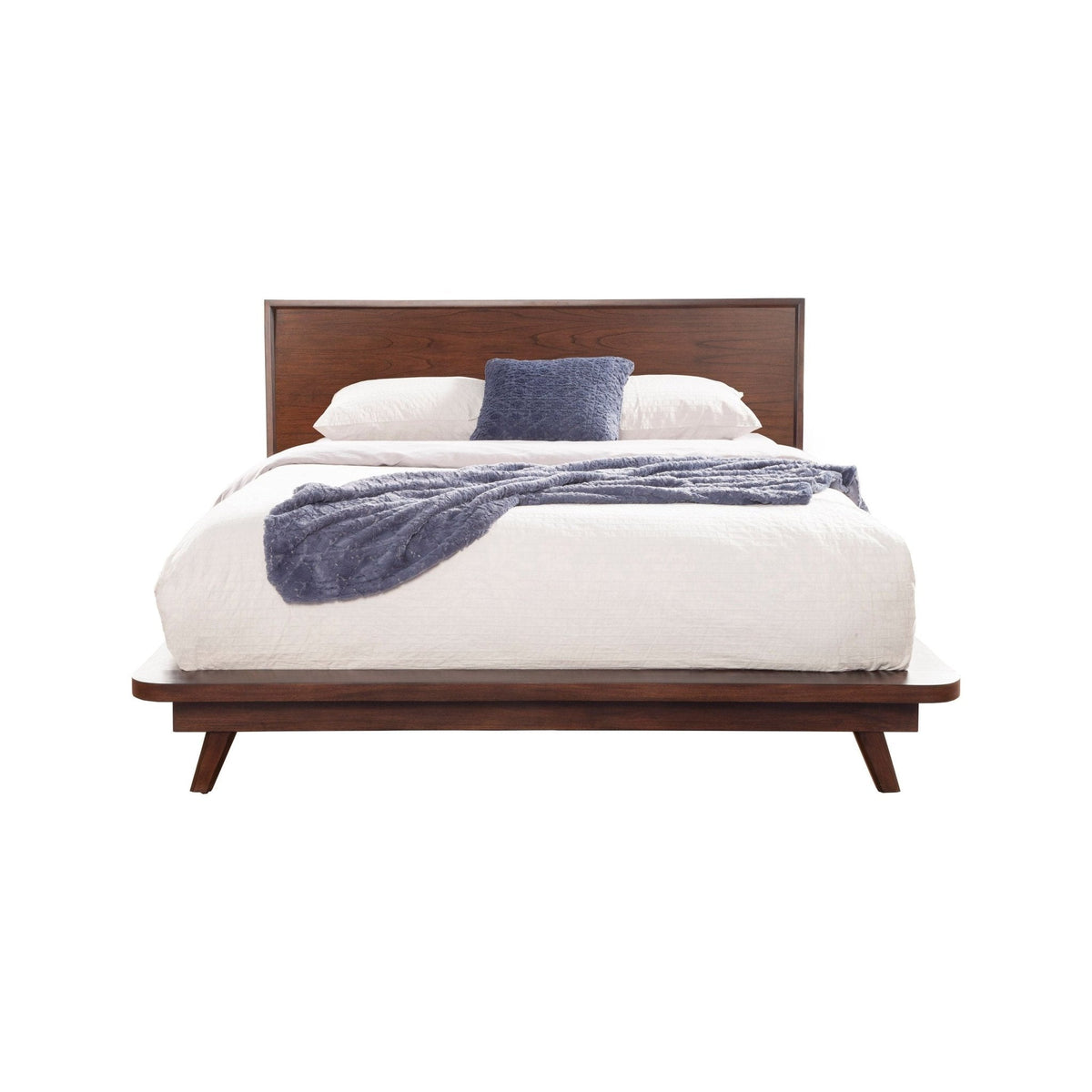 Arden Standard King Platform Bed, Walnut