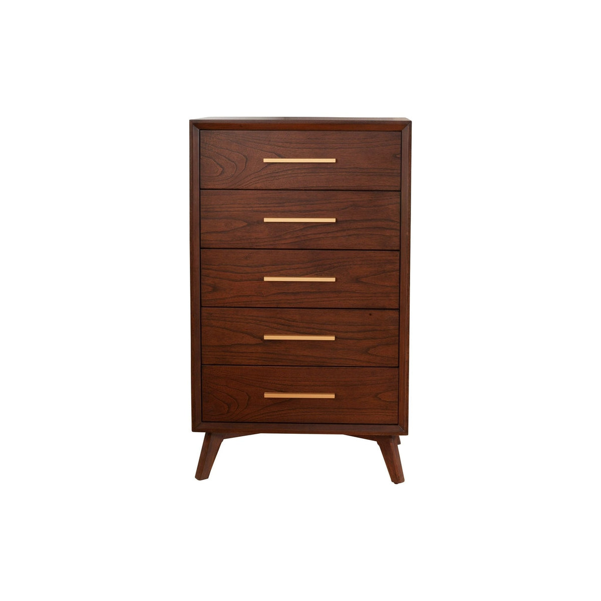 Arden 5 Drawer Chest, Walnut