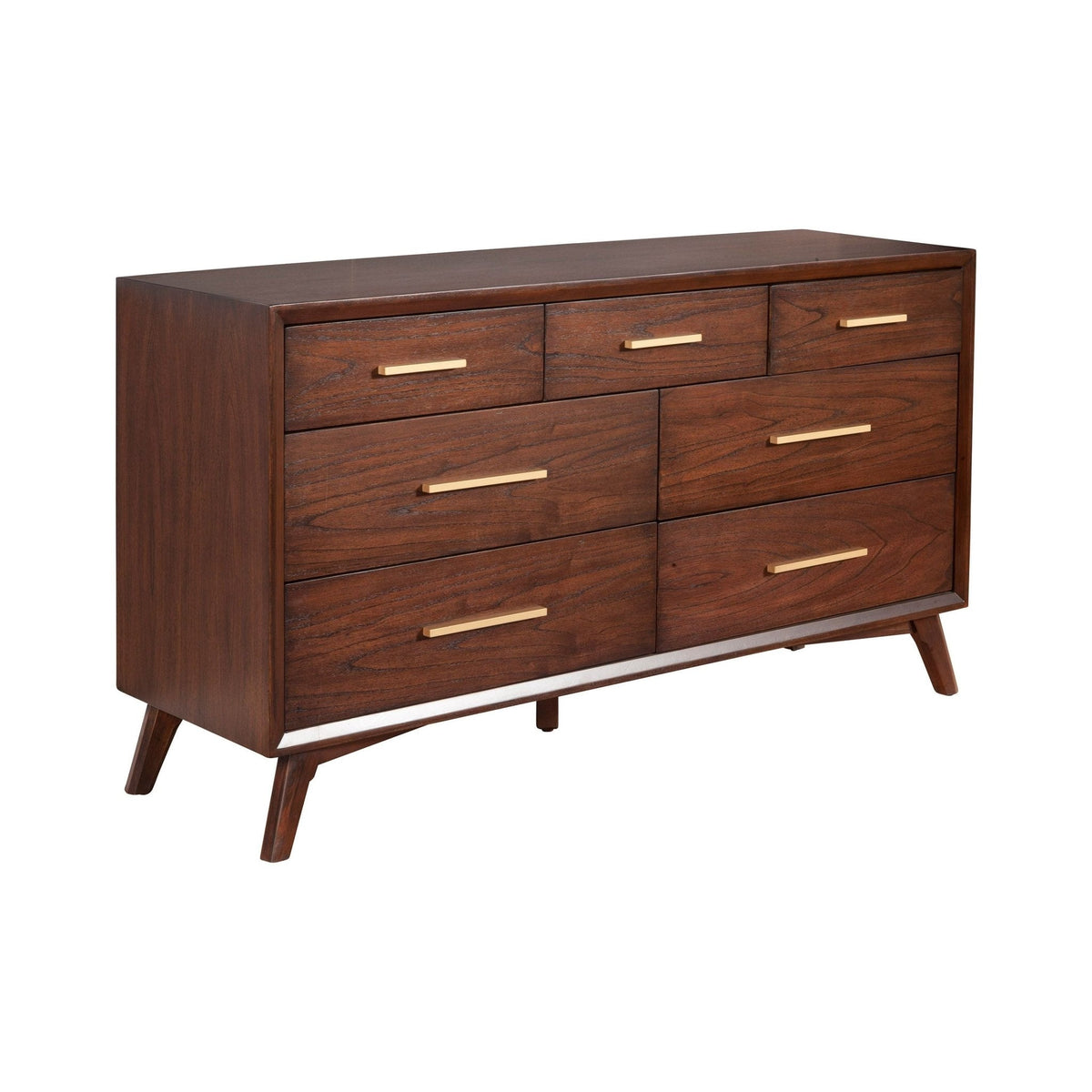 Arden 7 Drawer Dresser, Walnut