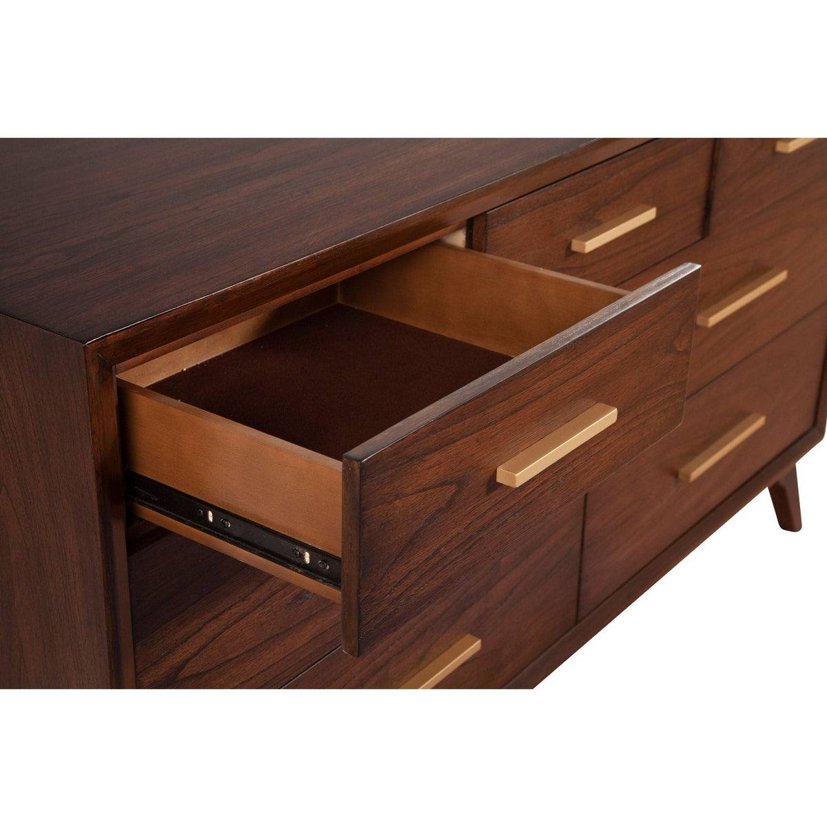 Arden 7 Drawer Dresser, Walnut
