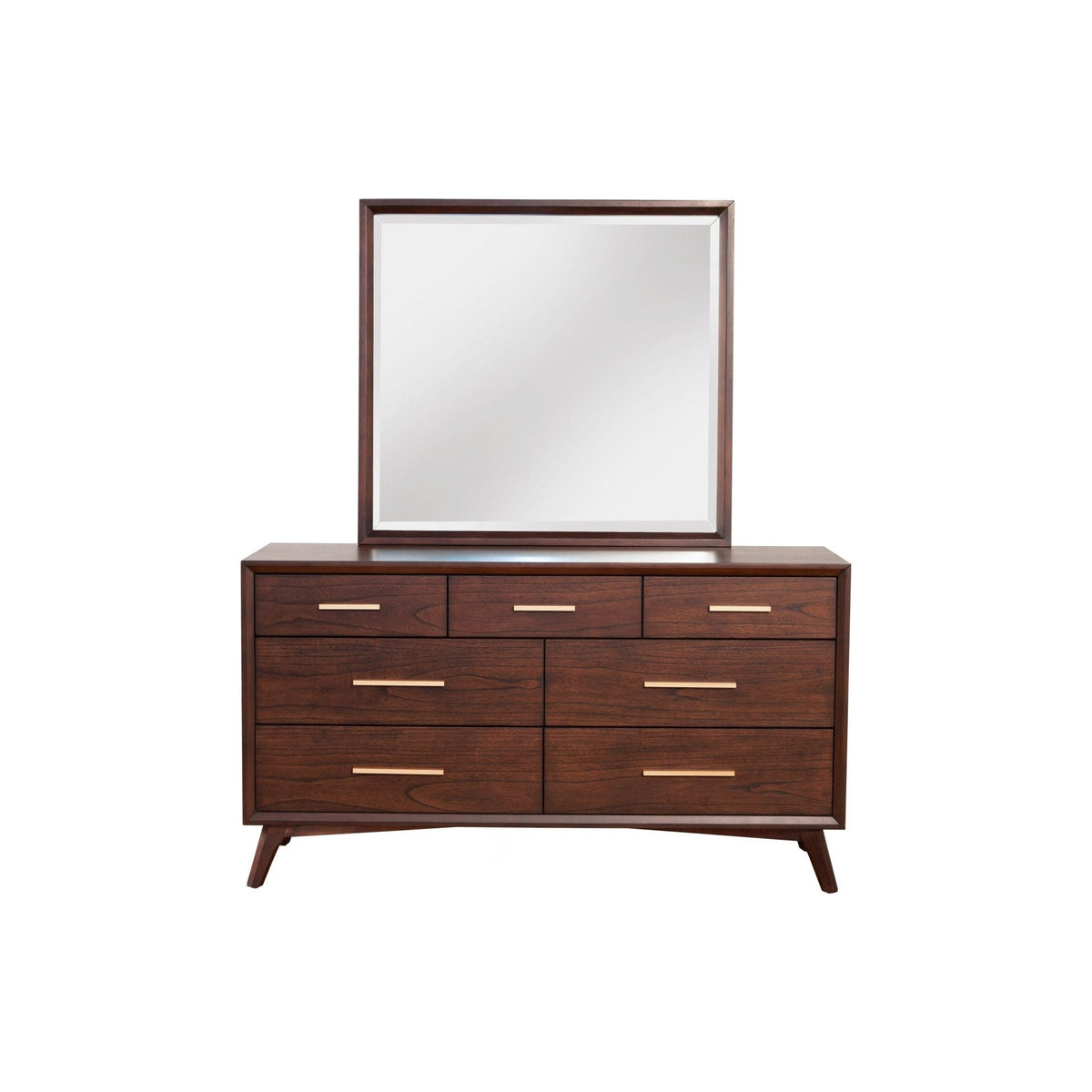 Arden 7 Drawer Dresser, Walnut
