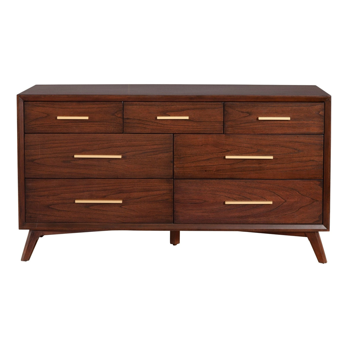 Arden 7 Drawer Dresser, Walnut