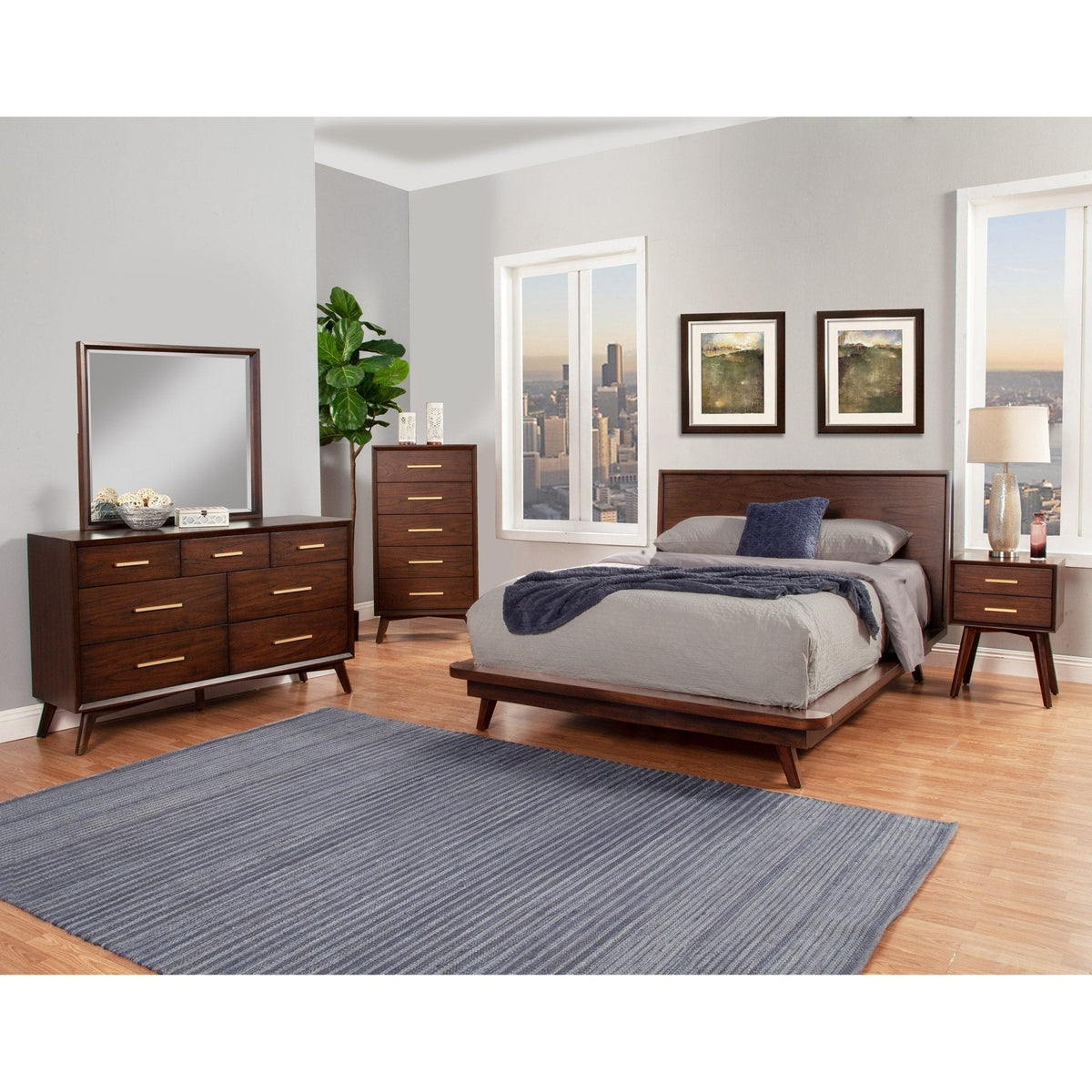 Arden Dresser Mirror, Walnut
