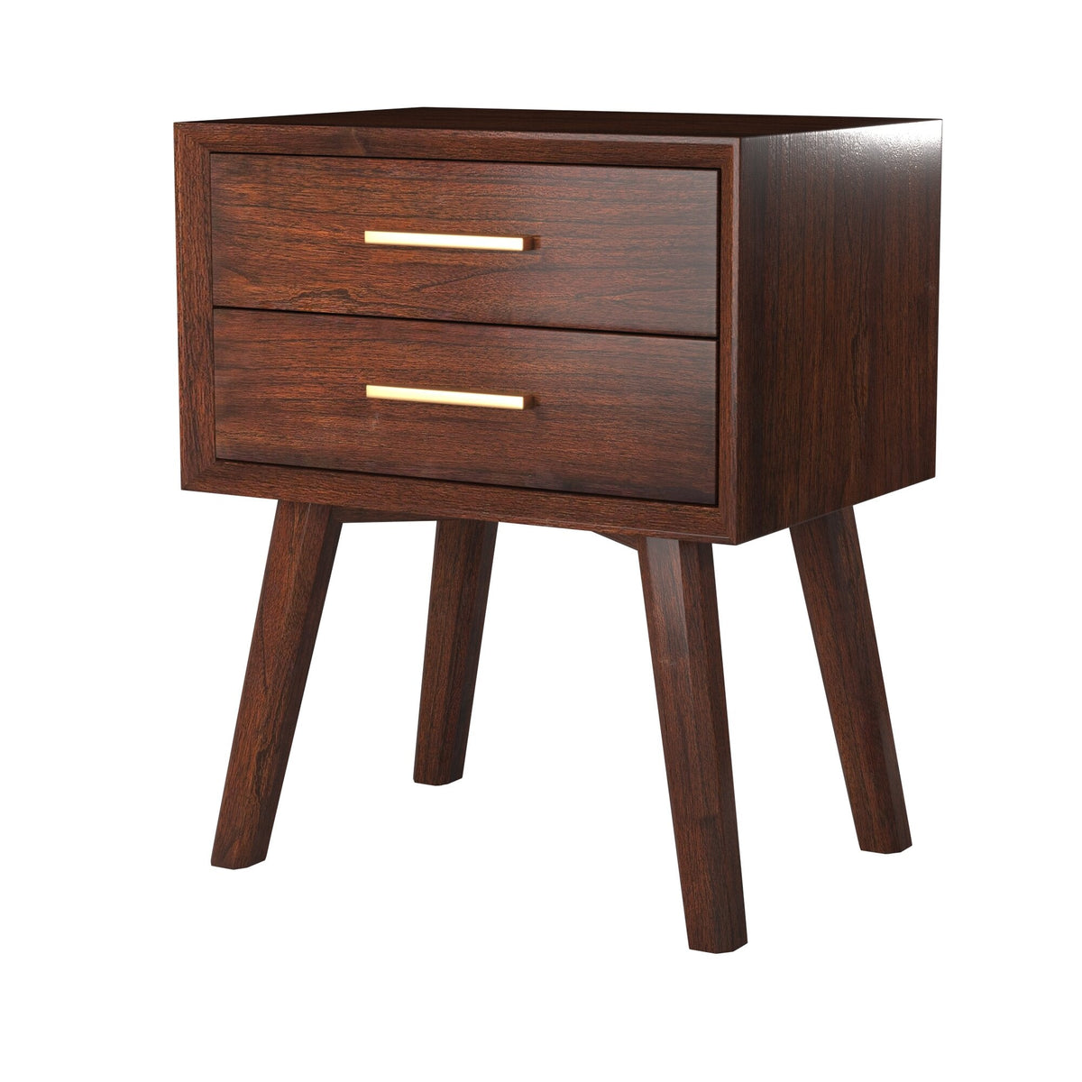 Arden 2 Drawer Nightstand, Walnut