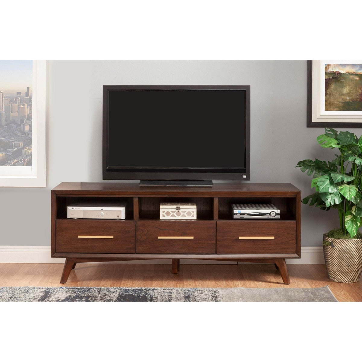 Arden TV Console, Walnut