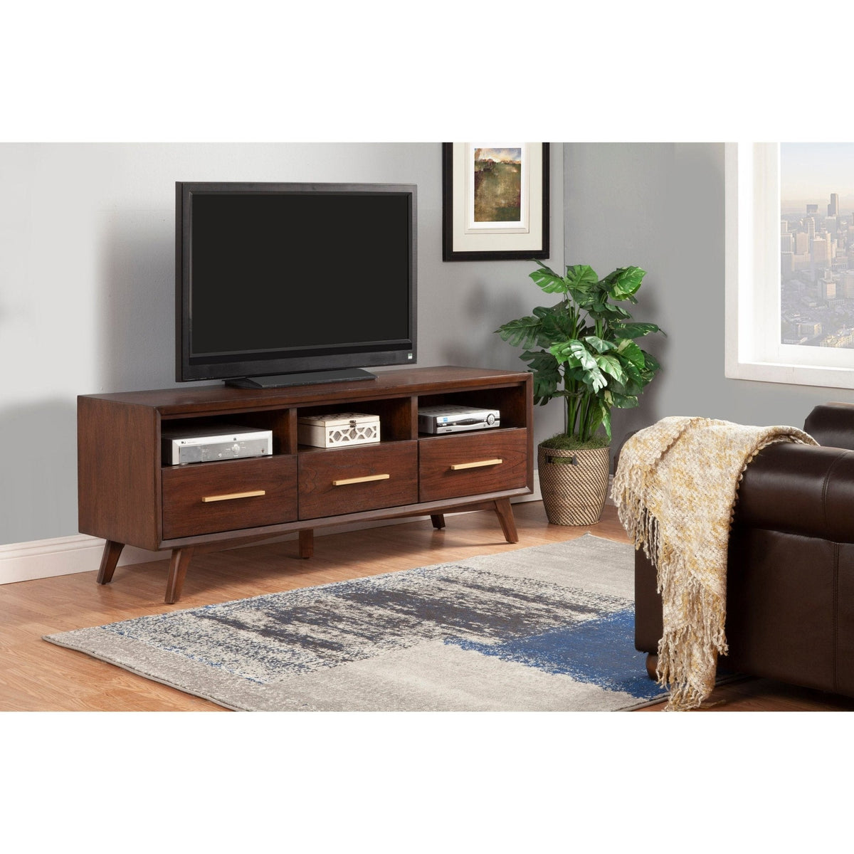 Arden TV Console, Walnut