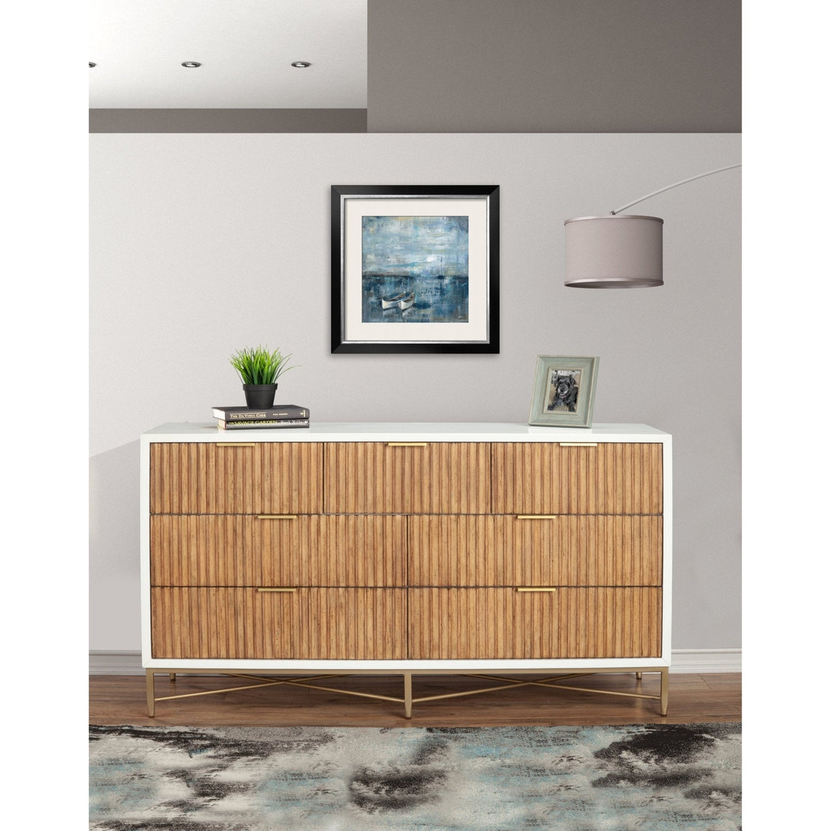 Larsen Dresser - White