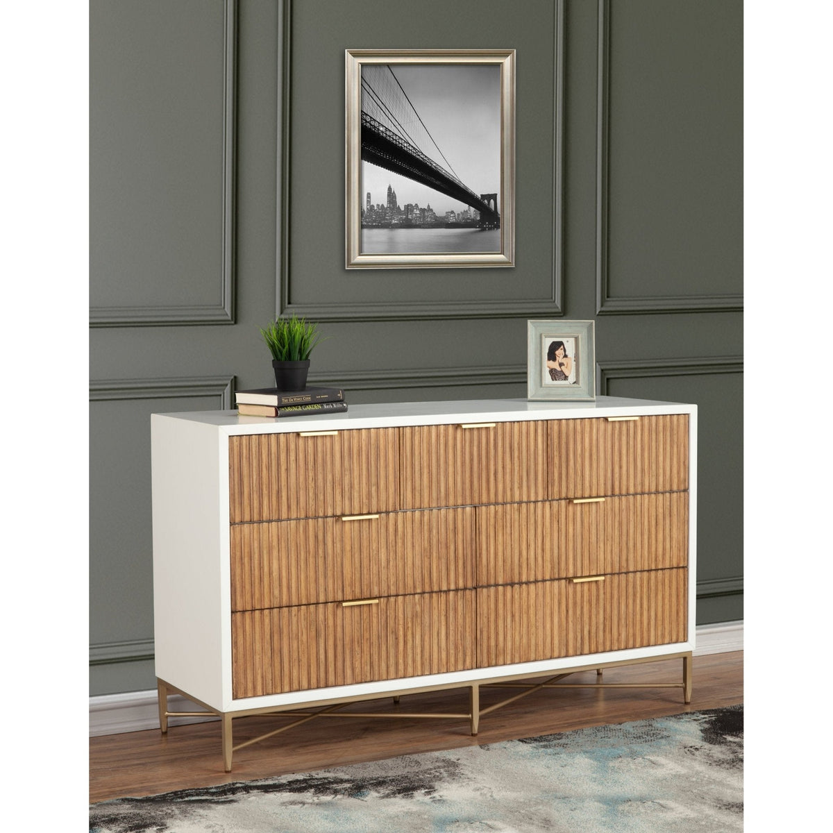 Larsen Dresser - White