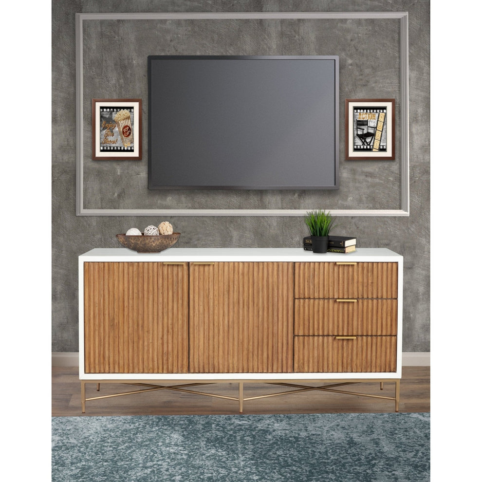 Larsen TV Console - White