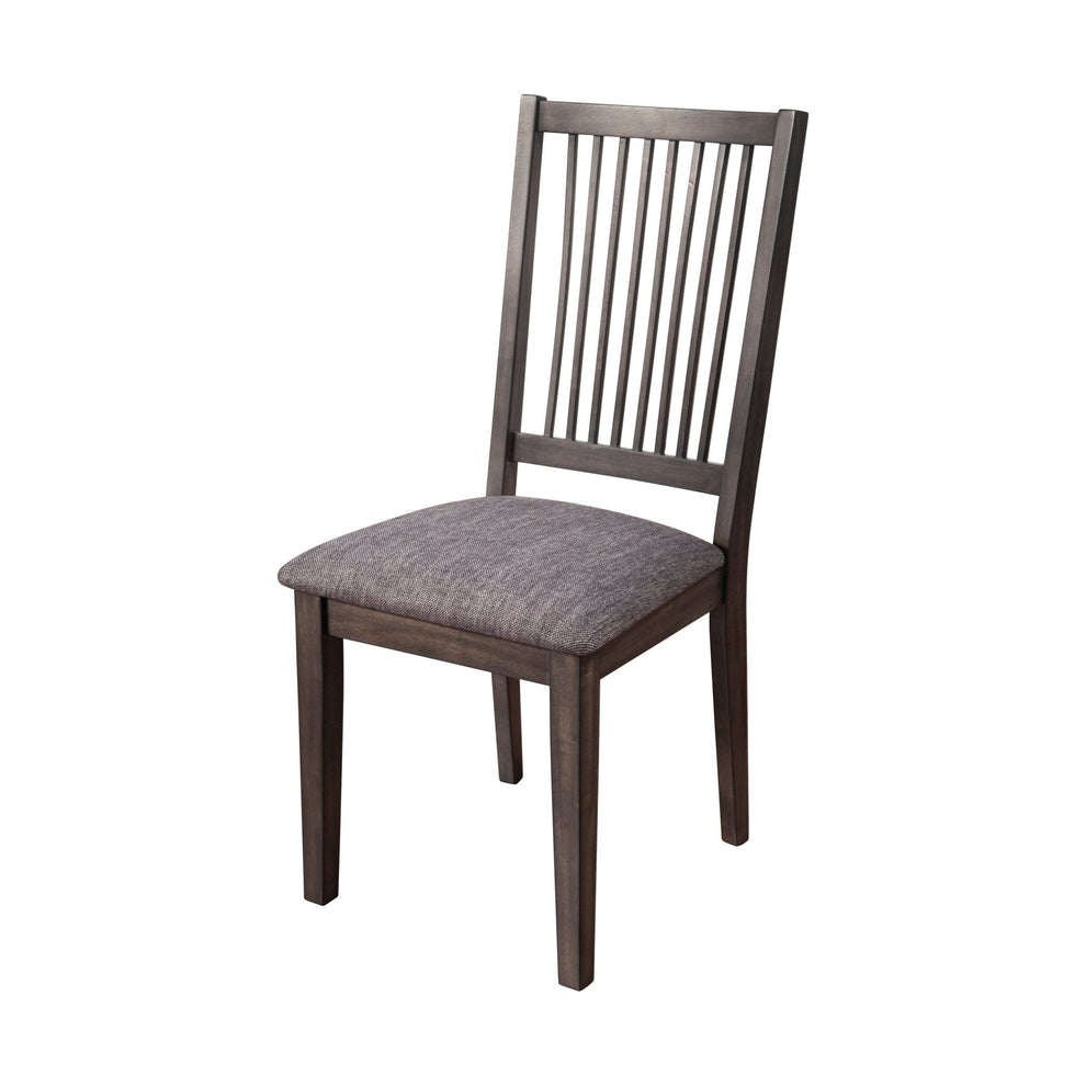 Lennox Set of 2 Dining Side Chairs, Dark Tobacco