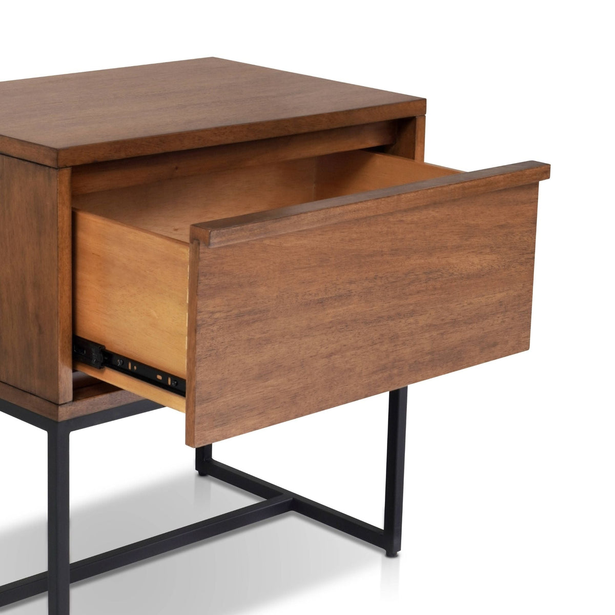 Levi Nightstand, Teak Brown