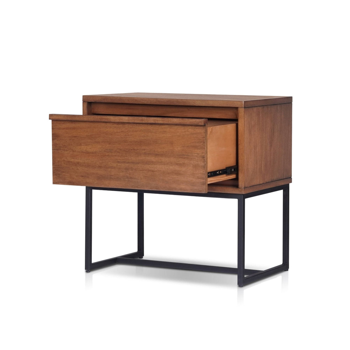 Levi Nightstand, Teak Brown