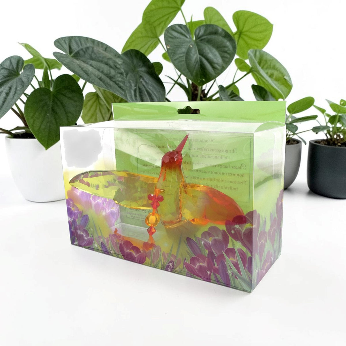 Five Tone Acrylic Hanging Hummingbird Ornament