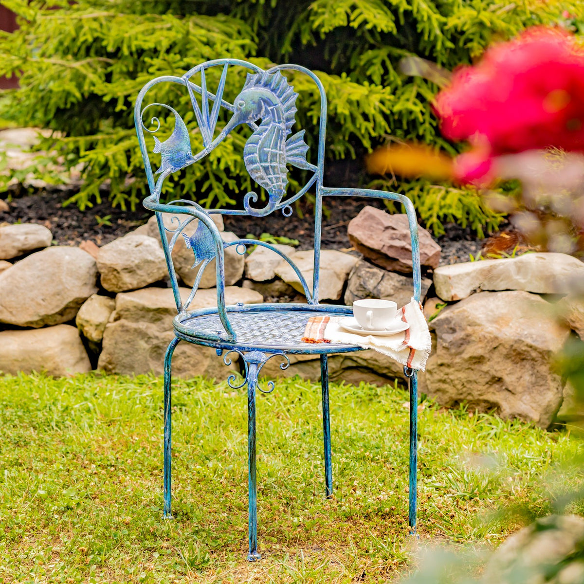 Coastal Sea Creature Armchair (Set of 2)