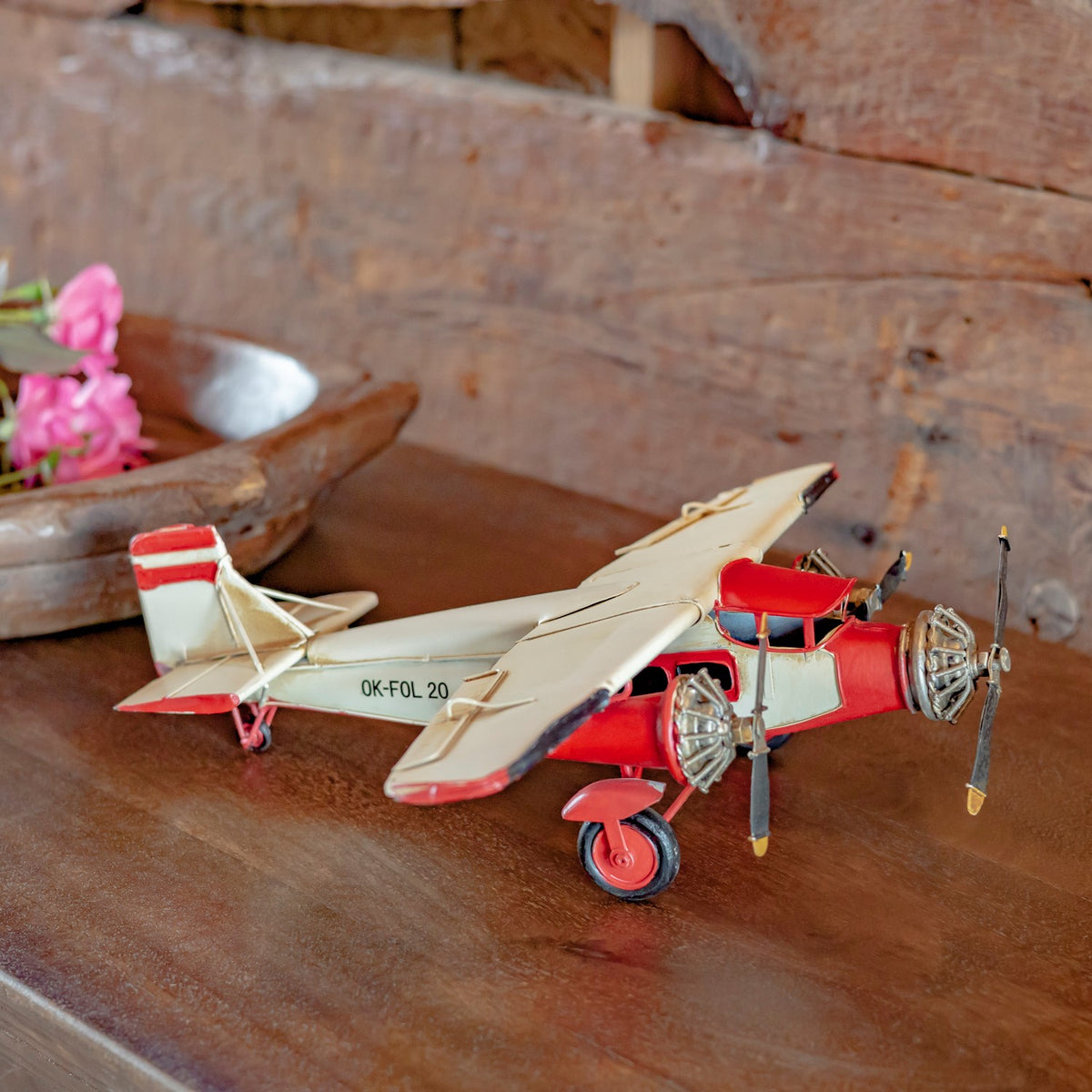 Metal Model Airplane Decor