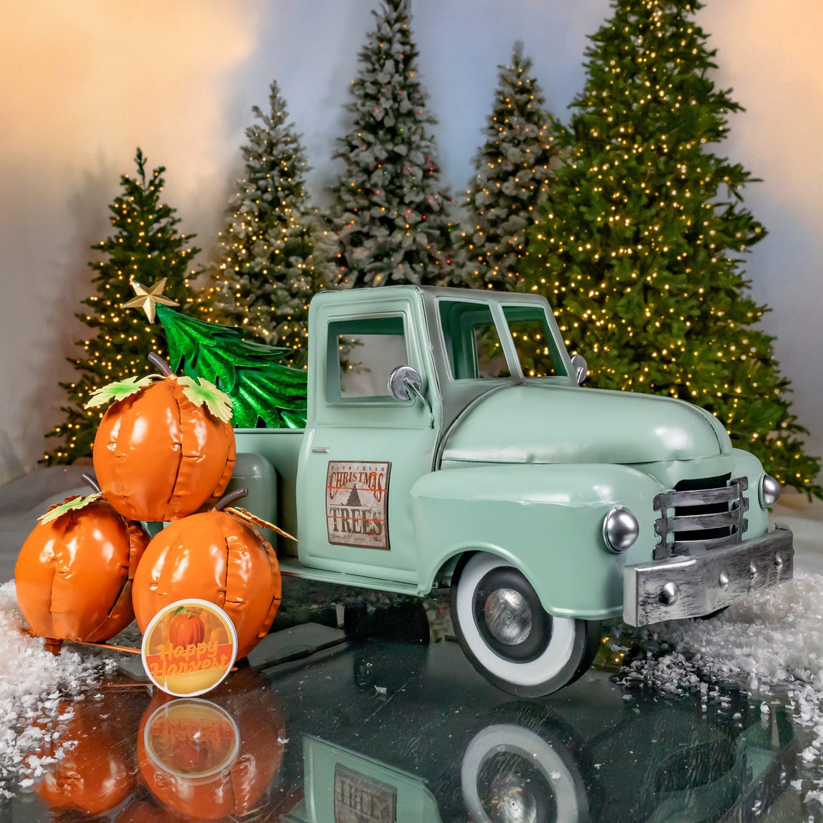 Small Multi-Seasonal Iron Pickup Truck