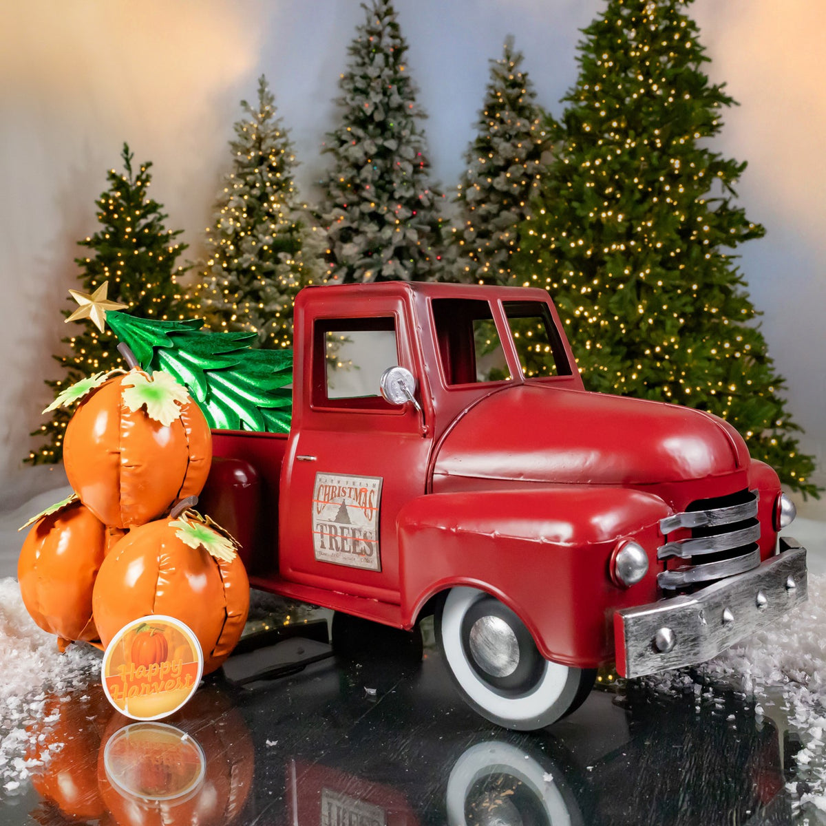 Small Multi-Seasonal Iron Pickup Truck
