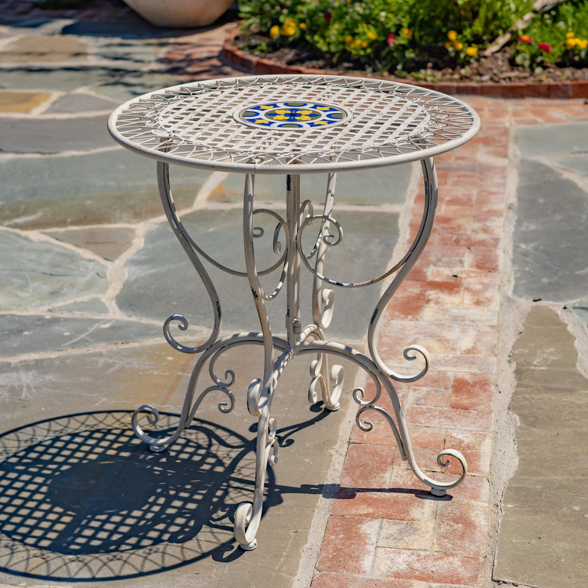 San Marino Round Mosaic Bistro Table "Turin"