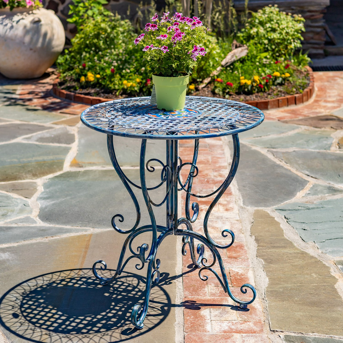 San Marino Round Mosaic Bistro Table "Sardinia"