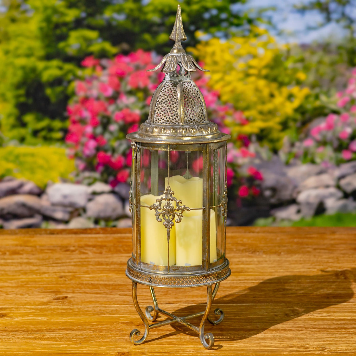 Standing Iron/Glass Terrarium "Montesano"