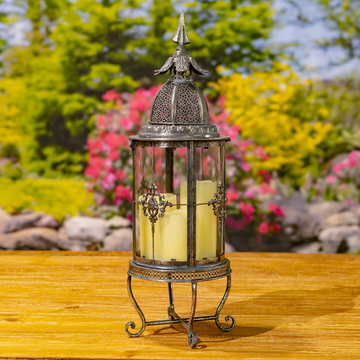 Standing Iron/Glass Terrarium "Montesano"