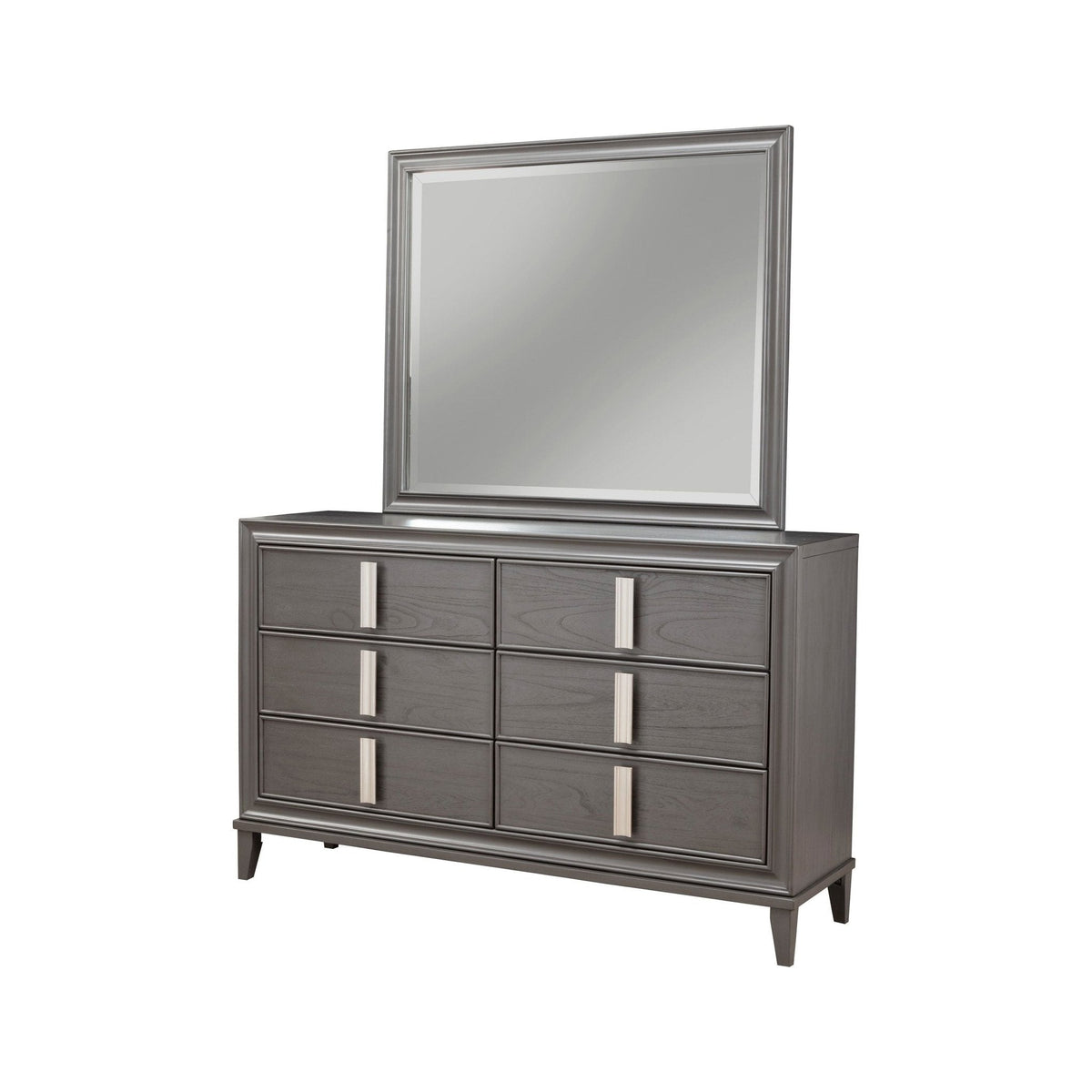 Lorraine Dresser Mirror, Dark Grey