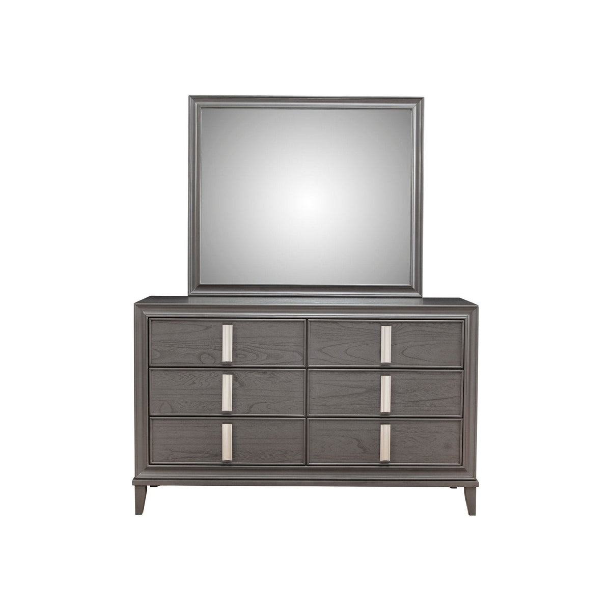 Lorraine Dresser Mirror, Dark Grey