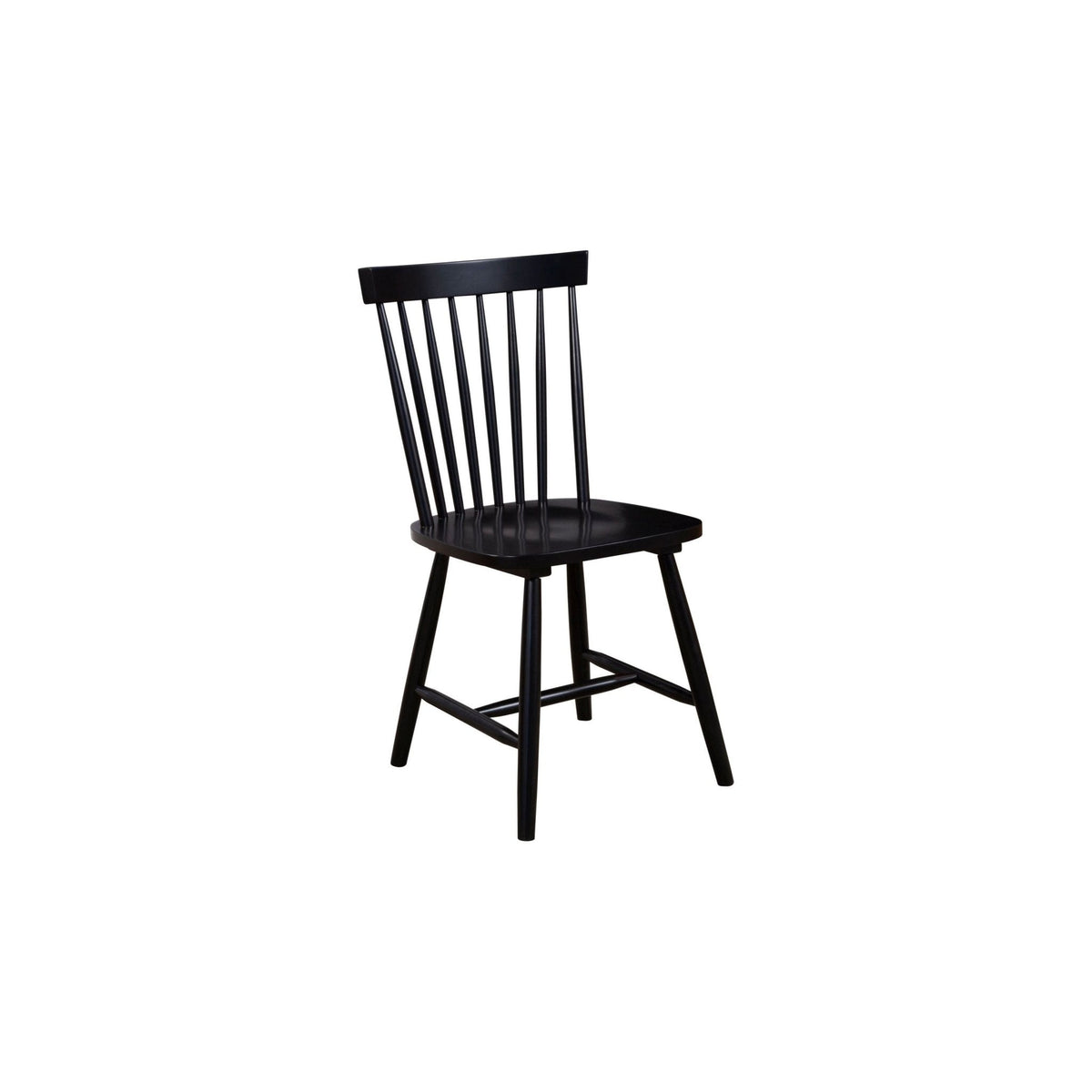 Lyra Set of 2 Dining Side Chairs - Black