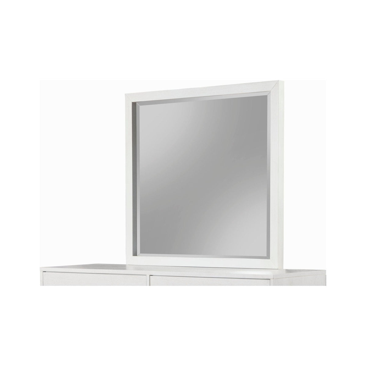 Madelyn Dresser Mirror, White