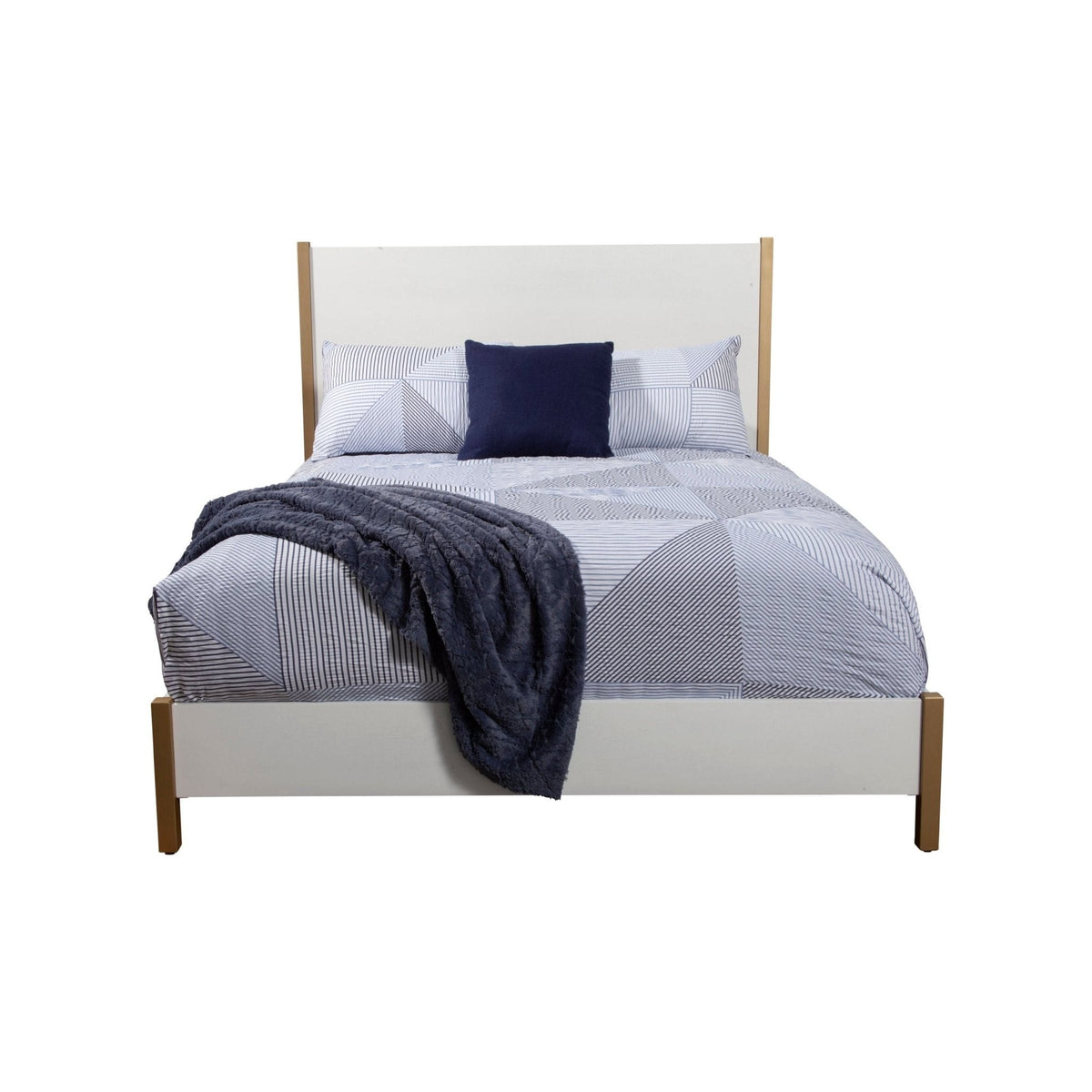 Madelyn Queen Panel Bed, White