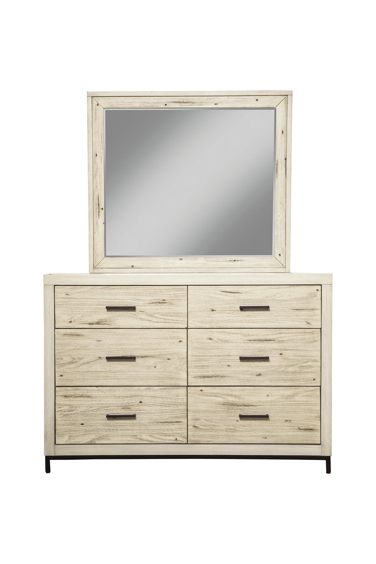 Malibu Dresser Mirror, Off-White