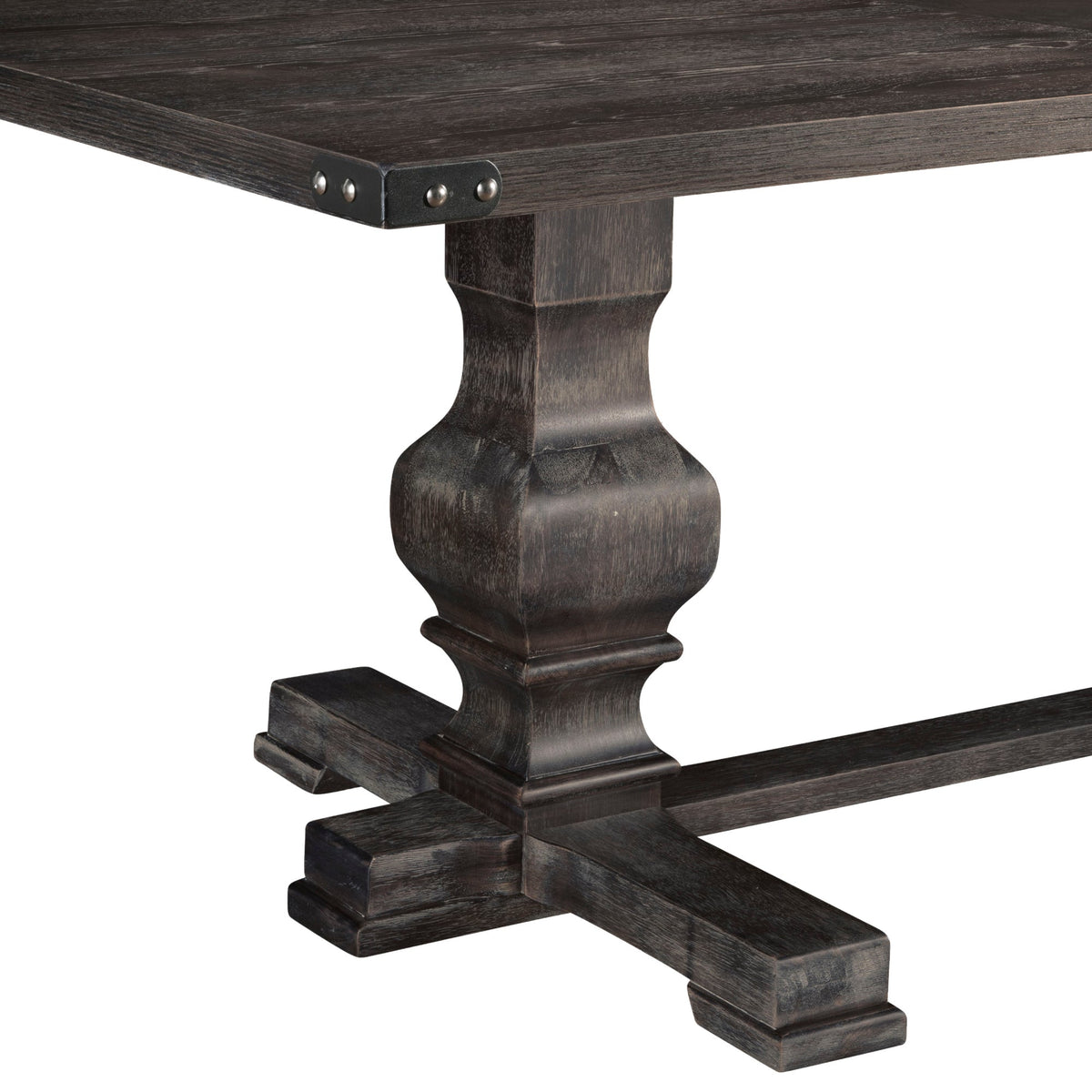 Manchester Dining Table - Charcoal